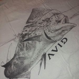 Avid sportswear men’s M light blue fishing shirt